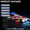 BrickBling LED Light for Jedi Bob's Starfighter (No Model), Creative