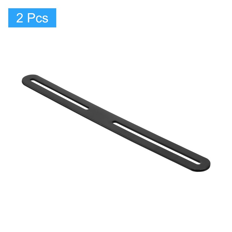sourcing map 2Pcs Adjustable Flat Mending Plate Support with Slot,