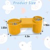 kathson 20 Pcs Bird Drinker Feeder Plastic Soda Pop Water