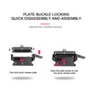 Camera Tripod Ball Head Quick Release Plate QR Plate With