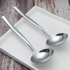 Xowine Cucharones pequeños de acero inoxidable para salsa, juego de