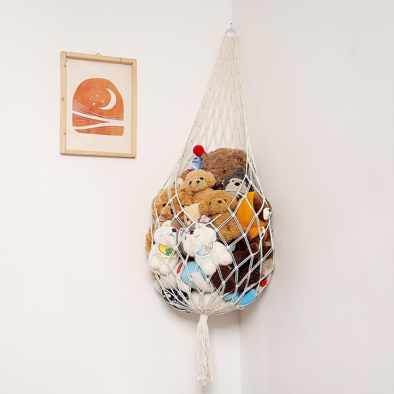 Amdermi Stuffed Animal Storage Organizers Corner Hanging Ne 60" L