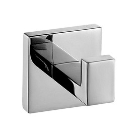 Aothpher 304 Stainless Steel Chrome Finished Towel Hook，Modern Chrome Towel Robe Luxury Square Bathroom Accessory