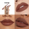 SUAKE Matt Nude Lipstick Lipliner Pack,Waterproof Crayon, Longwear Moisture Smooth