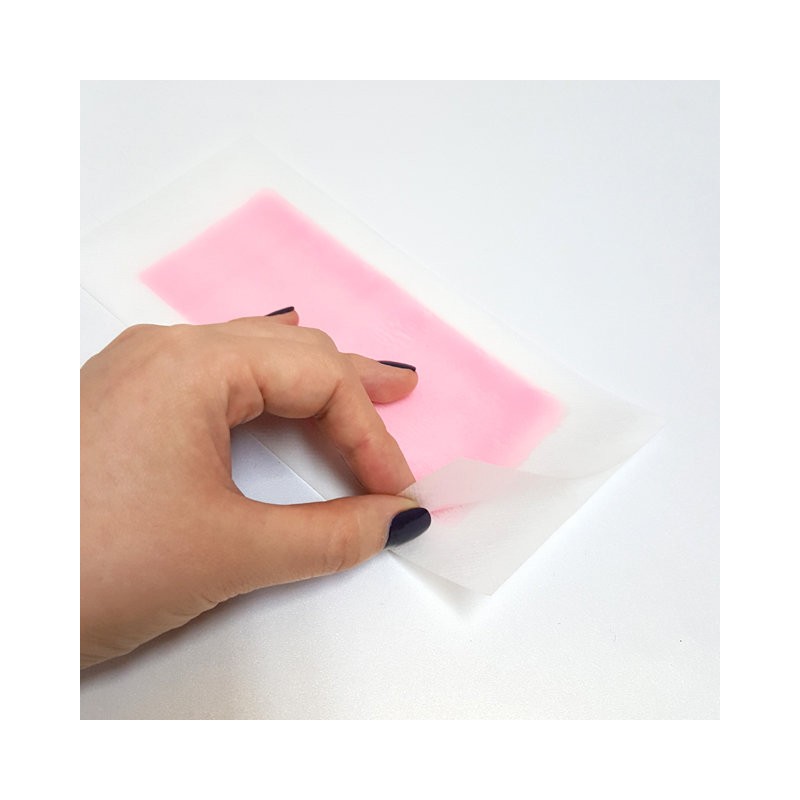 WaxKiss wax strips, 100 sheets, self-waxing hair removal patch, waxing