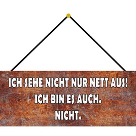 Schatzmix Tin-Plate Sign, Sheet metal, Multicoloured, 27x10 cm