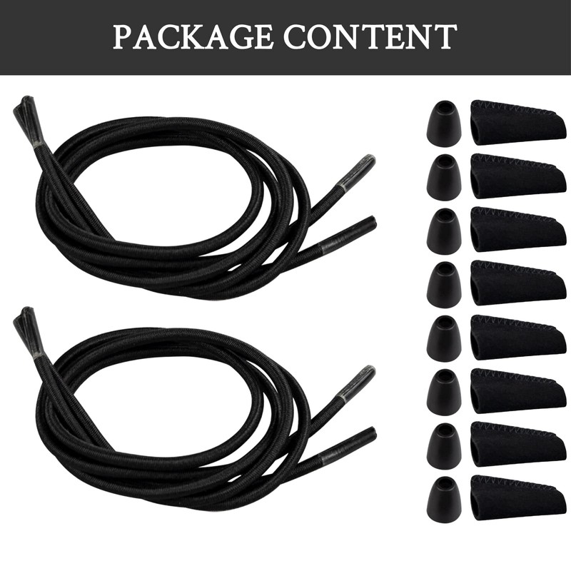 Endoto 2 Pairs Shoelaces for Hey Dude Elastic Strings Replacement