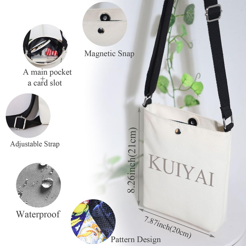 KUIYAI Speech Therapist Gift, SLP Scope of Practice Crossbody Bag,