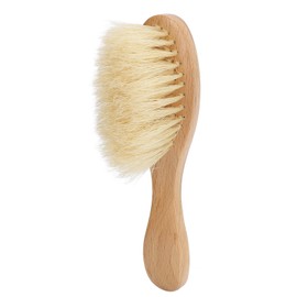 Neck Duster Cleaning Brush Soft Bristle Wood Handle Face Cleaning Hairbrush for Broken Hair