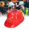 Hard Hat with Solar Fan Plastic Ventilated Safety Helmet Breathable