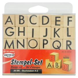 Stamp Set Alphabet Stamps, 26 per Set