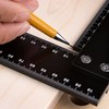 Woodraphic 300mm Precision Machinist Square – Long CNC Metric Layout