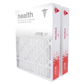 AIRX FILTERS WICKED CLEAN AIR. 20x25x4 Compatible Replacement for Honeywell 20x25x4 Air Filter MERV 13 HVAC AC Furnace FC100A1037 2-Pack of Filters