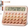 Mechanical Calculator 12 Digit Extra Large 5-Inch LCD Display, DECKLIT