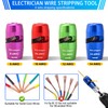 US Regulations Wire Stripping for Drill,8 In 1 Professional Electrician