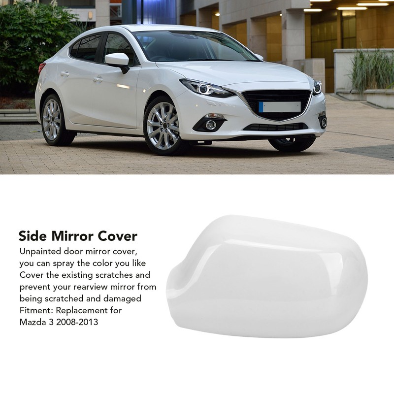 Car Side Mirror Cover ABS High Strength Wear Resistant Replacement