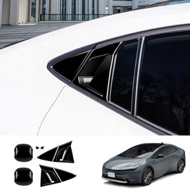 Takelablaze New Toyota Prius 60 Series / 5th Generation ZVW60 ZVW65 MXWH60 MXWH65 (January 2023-Present) Rear Window Sporty Cover, Door Handle Protector, Side Window Louver Vent Cover, Prevents