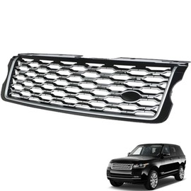 Front Bumper Upper Grille Black Chrome Replacement for Range Rover Vogue L405 2013-2017