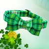 Lionheart Glory St. Patrick's Day Dog Collar - Adjustable Green