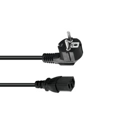 OMNITRONIC IEC Power Cable 3 x 0.75 0.6 m Black