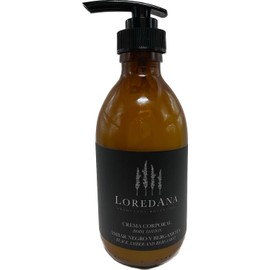 LOREDANA | Crema Corporal Ámbar Negro Y Bergamota | Ayuda A Hidratar, Humectar Y Tiene Antioxidantes Que Oxigenan La Piel | Da Frescura A La Piel | Libre De Parabenos Y Sulfatos (250 ml)