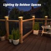 Solar Post Cap Lights Outdoor 12pack, Waterproof Fence Post Lights