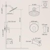 llave de ducha para tina, juego de llave de ducha