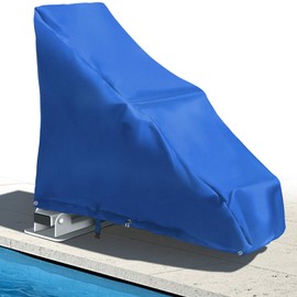 Pool Lift Chair Protective Cover for Global Lift Corp, 600D Oxford Fabric Waterproof Tear and Fade Resistant, Blue