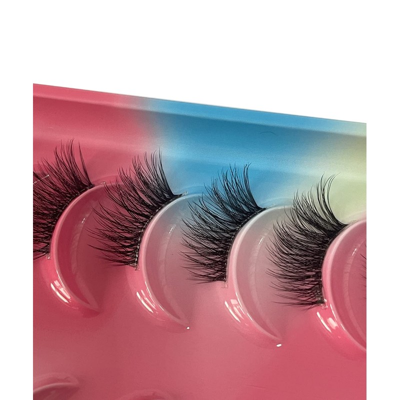 Half False Eyelashes, 10 Pairs False Eyelashes, Russian Strip Lashes,