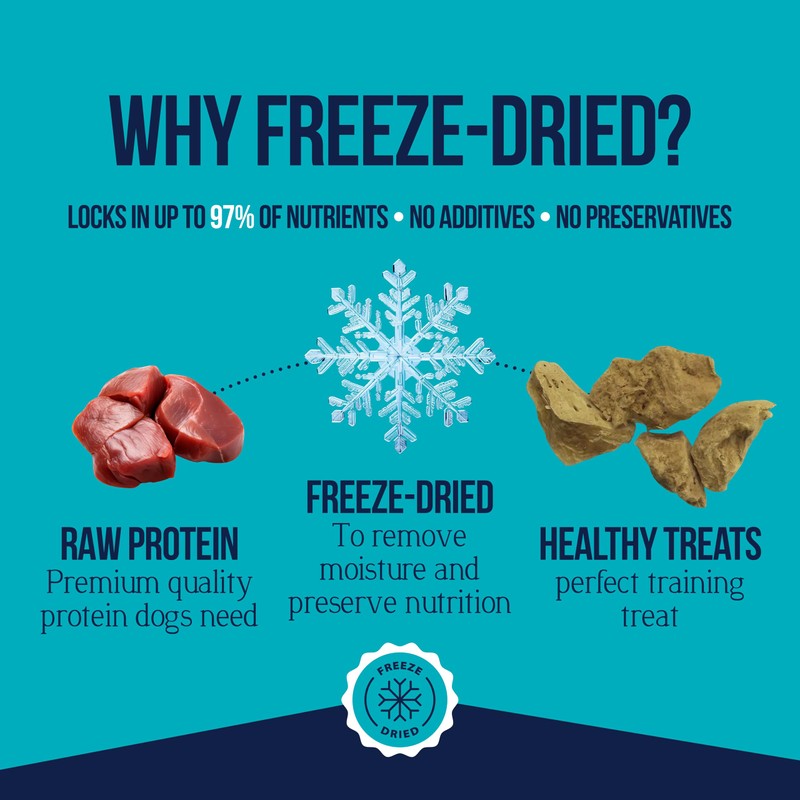 Stewart Chicken Liver Dog Treats, 1.5 oz, ~25 Pieces, Freeze