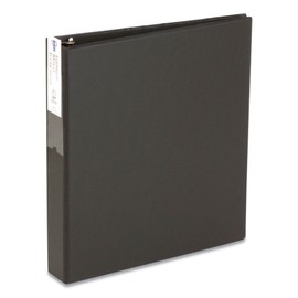 Avery 4401 11 x 8.5 Economy Non-View Binder w/3 Round Rings - Black New