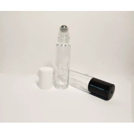 Meliars Rollon 10 Ml Cristal Transparente Bolita Metal (35 Piezas)