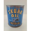 Skunk Oil Vintage Skunk Oil Rusty Motor Oil Can 1