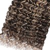 Dokksiiia Dark Brown and Light Blonde Human Hair Bundles P4/613