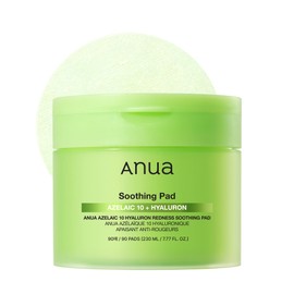 Anua Azelaic 10 Hyaluron Rötungsberuhigende Pads, Pflege bei Unreinheiten & Spots mit Toner Pads, Gesichtsmaske für schnelle Anwendung mit Azelainsäure & Hyaluronsäure, Korean Skincare (90 Stück)