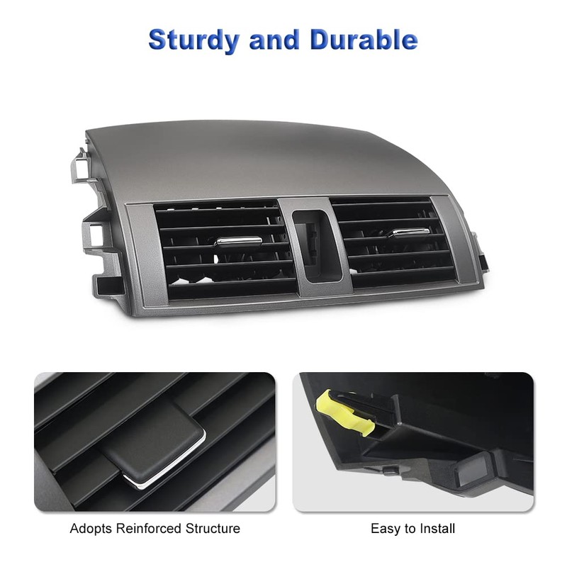JDMON Compatible with Center Dash A/C Outlet Air Vent Panel