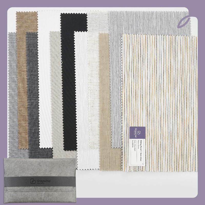 Graywind Sliding Panels Blackout Panel Track Blinds Shades for Patio