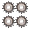 4Pcs 428 14T Chain Sprocket 12x17mm H Hole Steel Electric