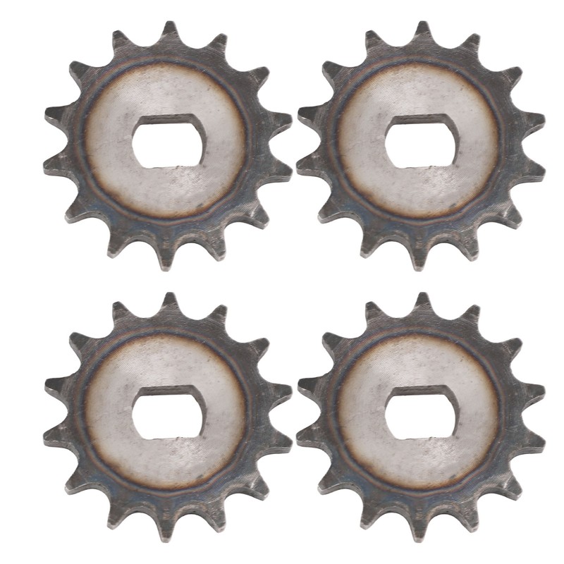 4Pcs 428 14T Chain Sprocket 12x17mm H Hole Steel Electric