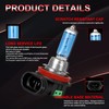 VAMOTA Fit for Toyota Highlander 2011 2012 2013 Headlight Bulbs,9005