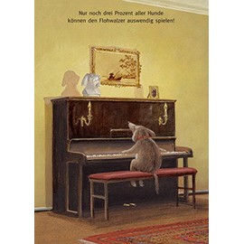 Inkognito Postcard A6 • 16049 Flea Walzer Artist: Gerhard Glück • Satire