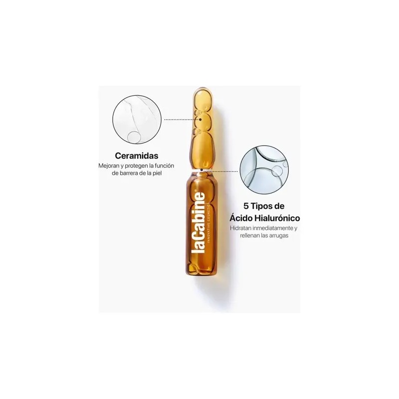 Ampolletas Faciales Acido Hialuronico Lacabine 10 X 2 Ml