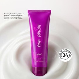 Cyzone Crema Corporal Perfumada Pink Crush 130 Hidratación 24h Aroma Dulce Femenino Frutos Rojos Almizcle Sándalo Textura Ligera Rápida Absorción