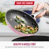 Blue Diamond 12" Nonstick Frying Pan with Lid, Diamond Infused