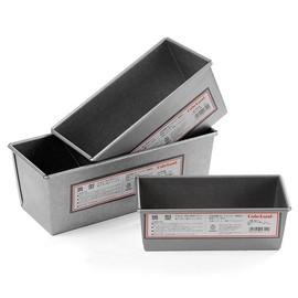 タイガークラウン ケーキ型 シルバー 95×187×86mm アルスターパウンド型1.0斤中 スチール アルミメッキ 2310