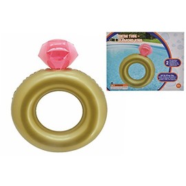 Toyland Riesiger aufblasbarer Diamantring, 96,5 cm, für Junggesellinnenabschied, Zubehör für Team und Braut, Verlobungsparty-Zubehör