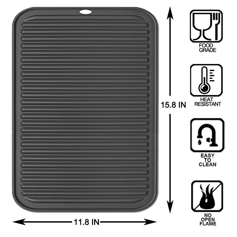 Tonbbow Extra Large Silicone Trivets for Hot Pots and Pans