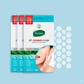Acnes 아크네스 3초 진정 올클리어 스팟 패치 트러블 66매X3 ACNES 3-Second Soothing All-Clear Spot Patch for Trouble 66ea x 3