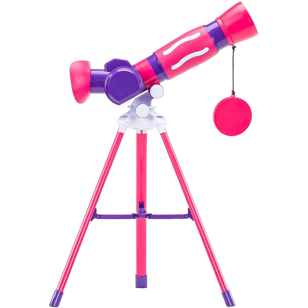 Educational Insights GeoSafari Jr. My First Telescope (Pink), STEM Toy for Kids, Telescope for Kids, Ages 4+