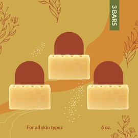 Soapcreek Artisan Soap 3 All Natural, Handmade Bars - Carrot Honey Scent